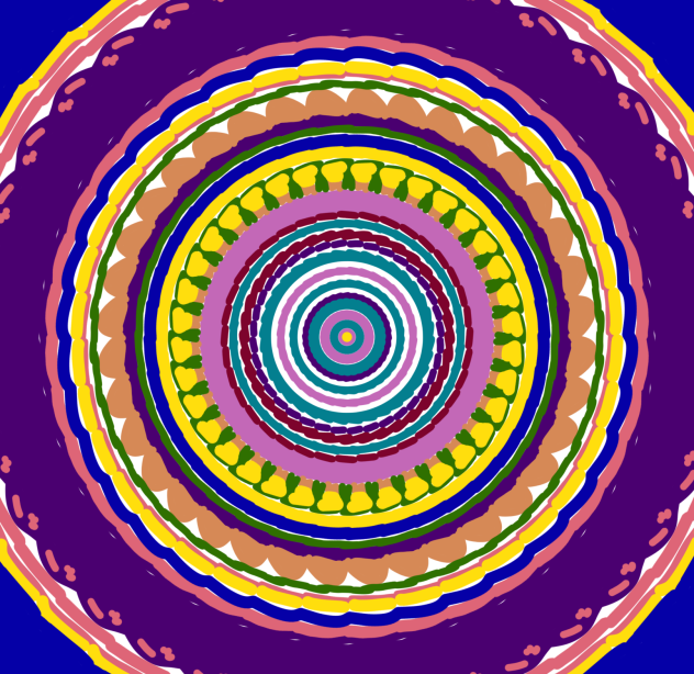 Decorative Paper plate - ibisPaint