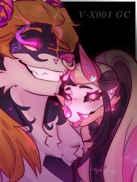 Lura and Damon furry ver