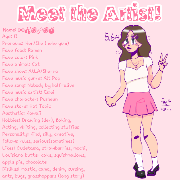 Meet the artist (updated)