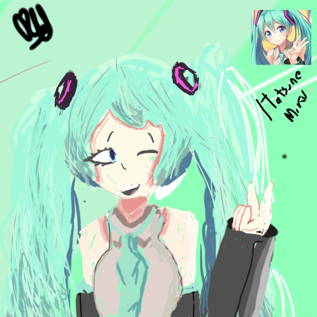 hatsune miku - ibisPaint