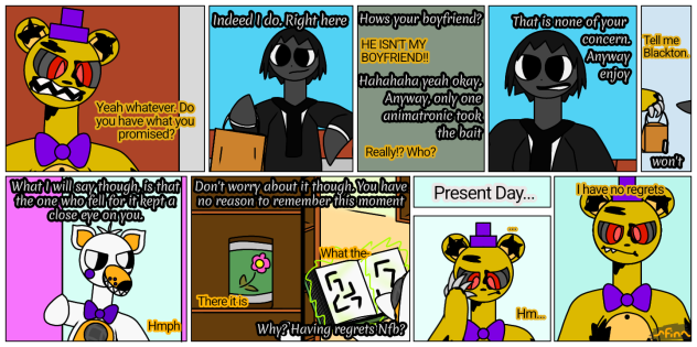 N-o seeing an End. p8 FNaF fanmade comic