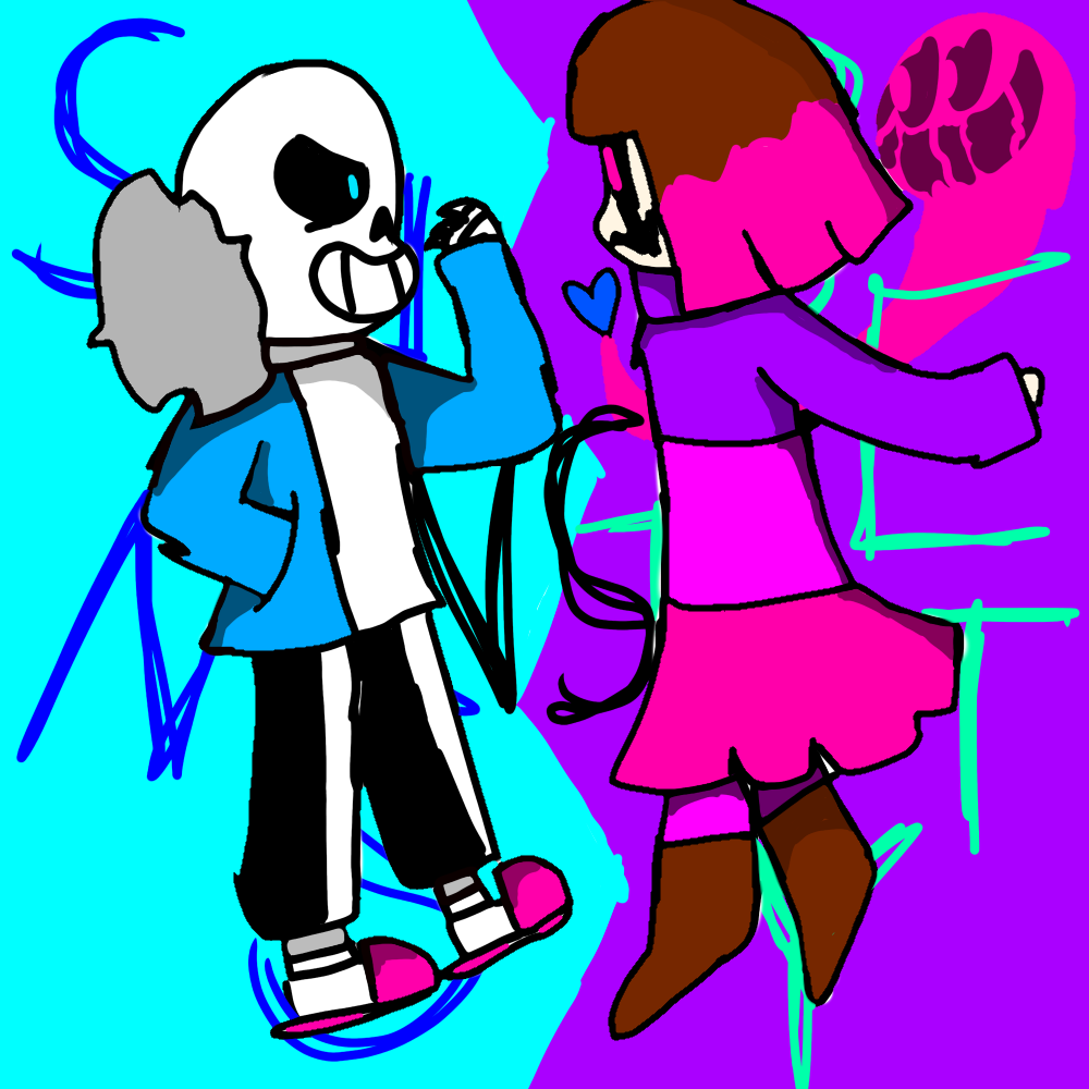 Sans vs. Betty - ibisPaint