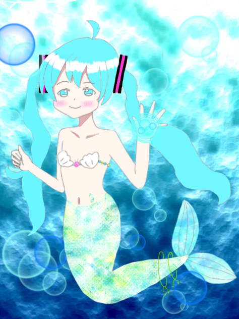 ミク誕 人魚