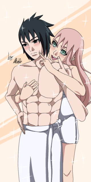Sasuke and Sakura
