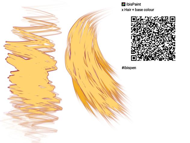 Hair outline + base colour