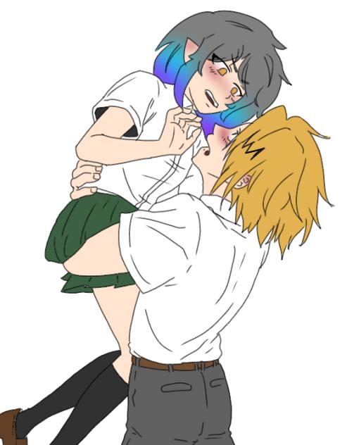 blushing