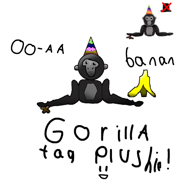 Gorilla tag plushie