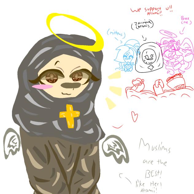 ATSUMII FANART (i love Muslims)