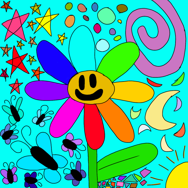 Flor colorida