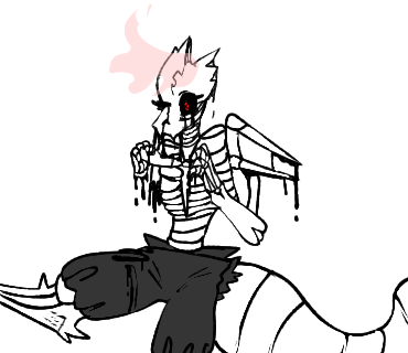 gore as a dragon