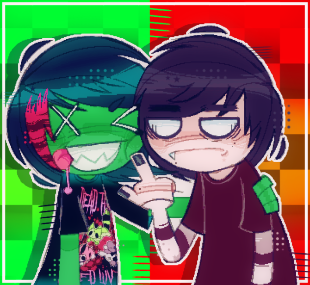 °•°☆💚🖤☆°•°