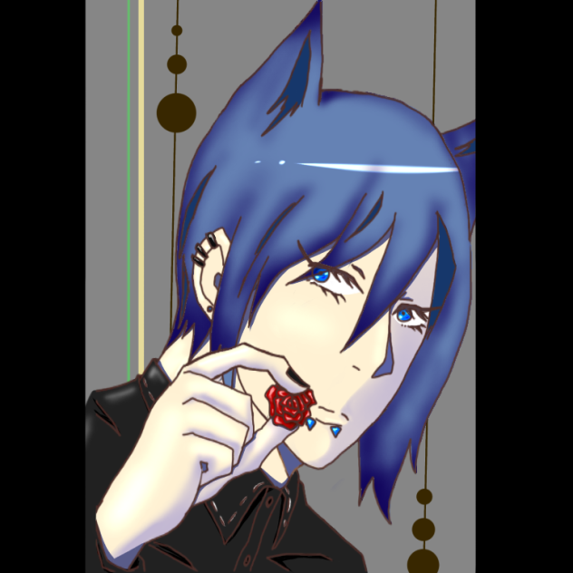 ジャム猫 線画かりました！