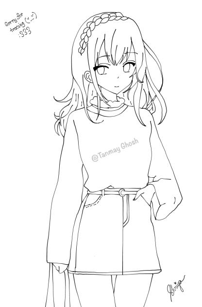 Anime girl 🖤