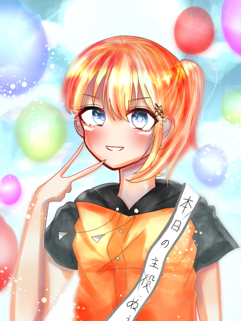 ぬぅどるさんのお誕生日イラスト