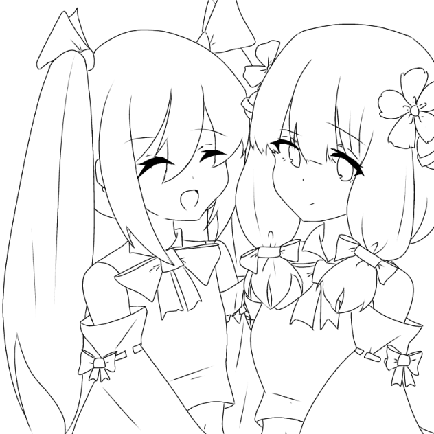 二人の姉妹の心川