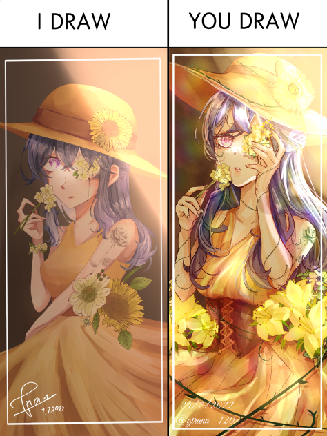 I draw you draw with Hi Hi Hi Hi