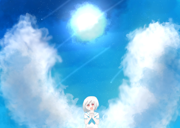 夜空の天使