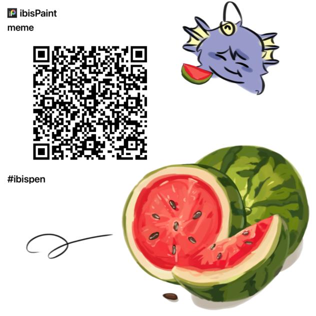 Watermelon Qr code
