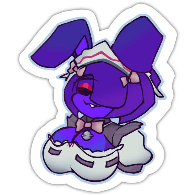 adorable bonfie maid sticker