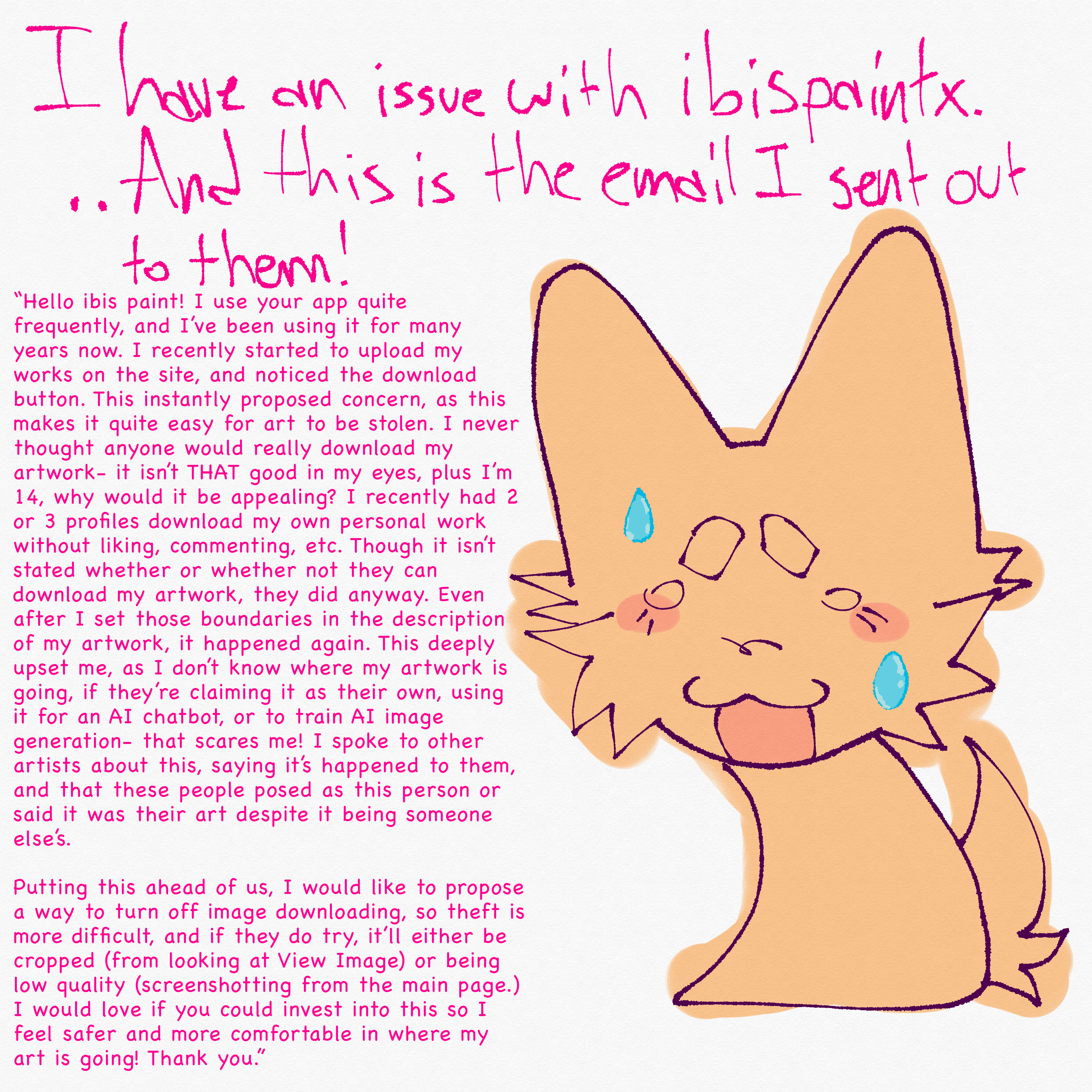 ibispaint has an issue. ‼️ please read! - ibisPaint