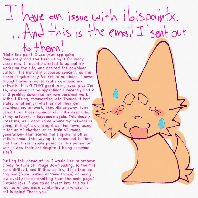ibispaint has an issue. ‼️ please read! - ibisPaint