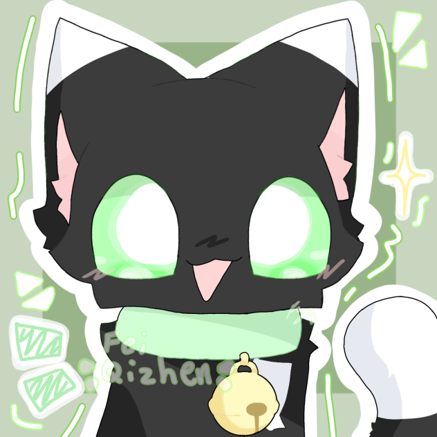 a black cat🖤✨