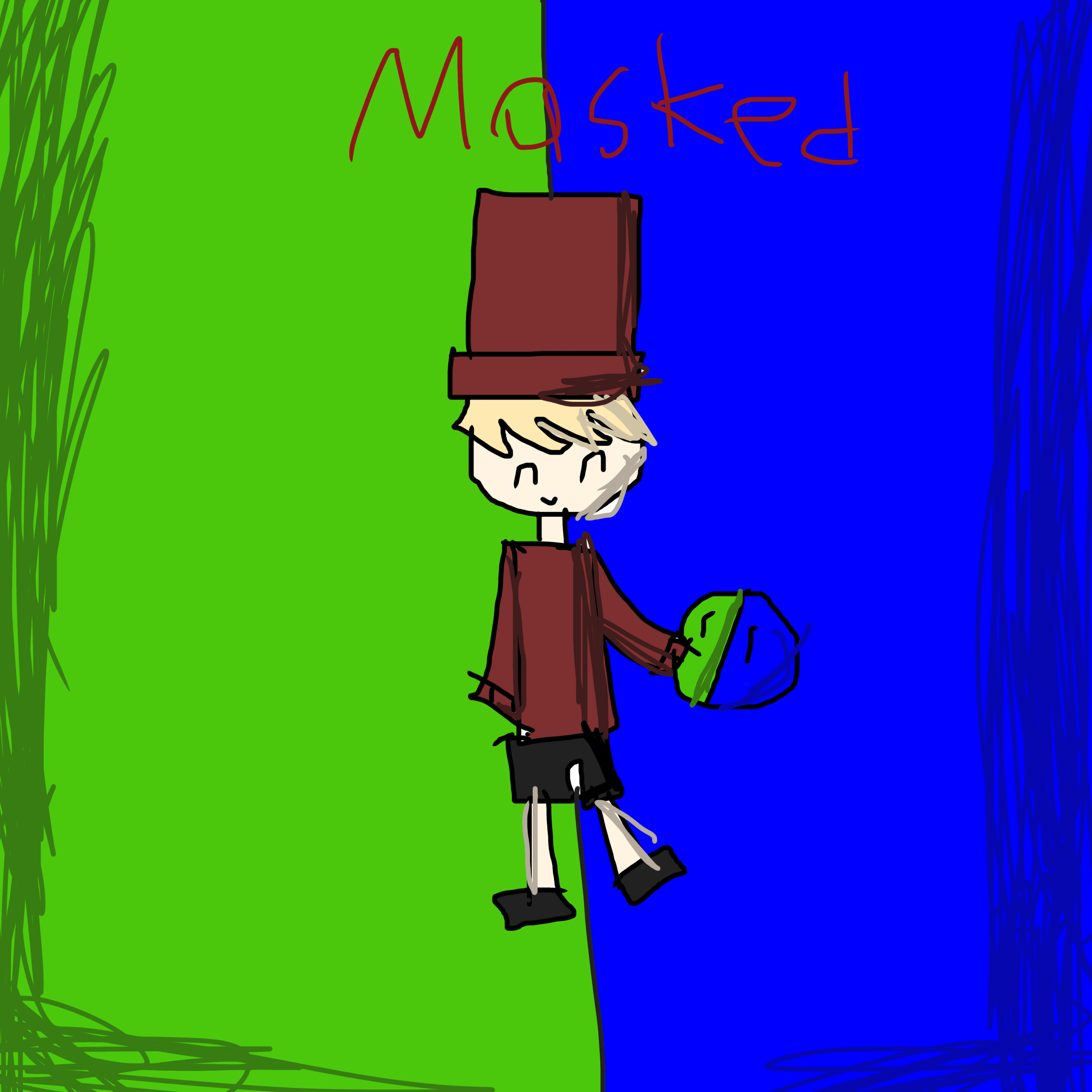 Masked (my oc) - ibisPaint