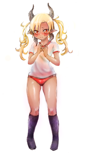 うちのオリキャラのサティアスちゃんをロリ化してブルマ履かせたの巻