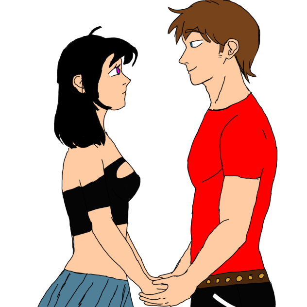 Cute couple - ibisPaint