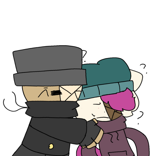 Cyfirn hugs waffle