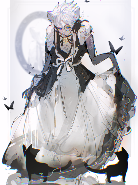 猫耳メイド　②