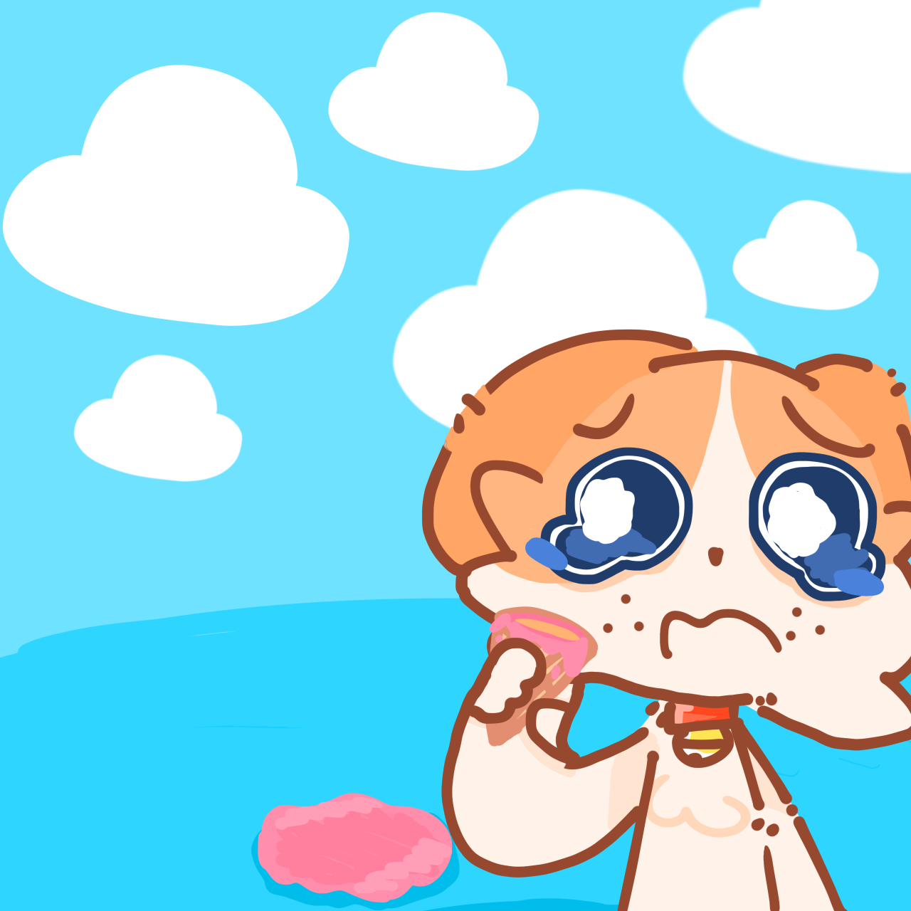 Poor dog - ibisPaint