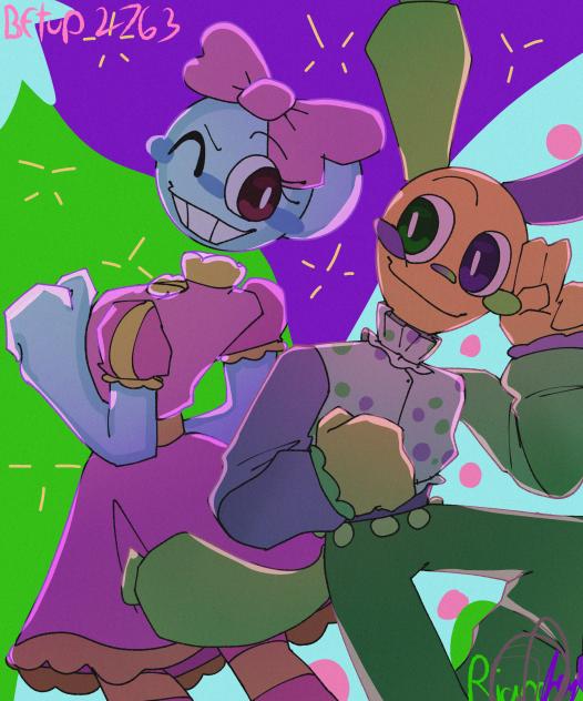 Poppy and Looey! (dandy's world)