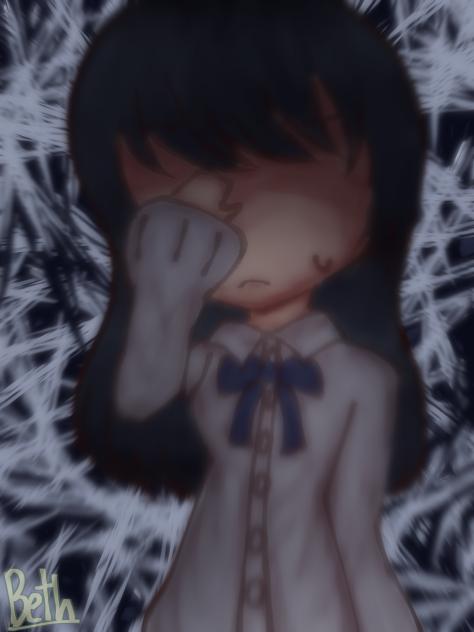 looks at my art and sighs.