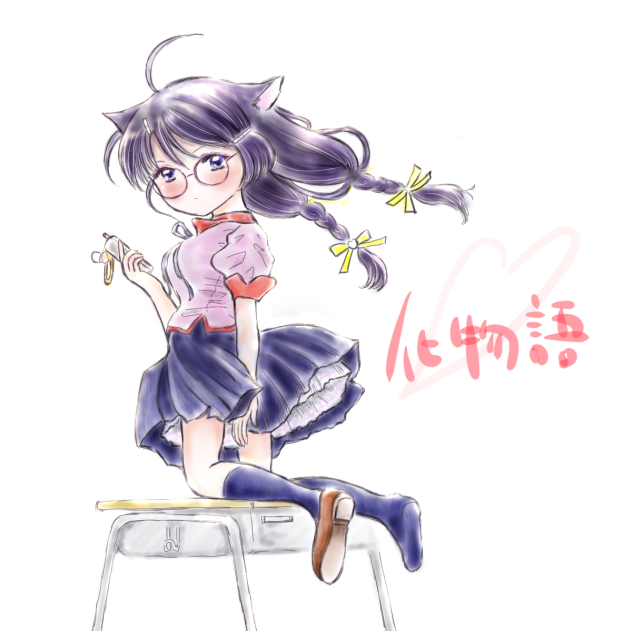 化物語の羽川翼ちゃんファンアート