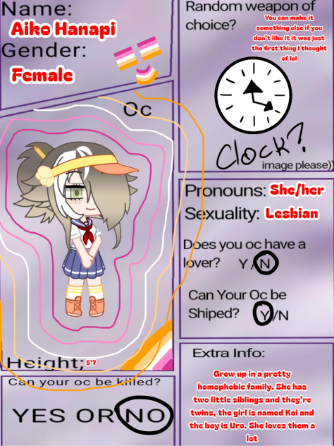 Yandere character 😋