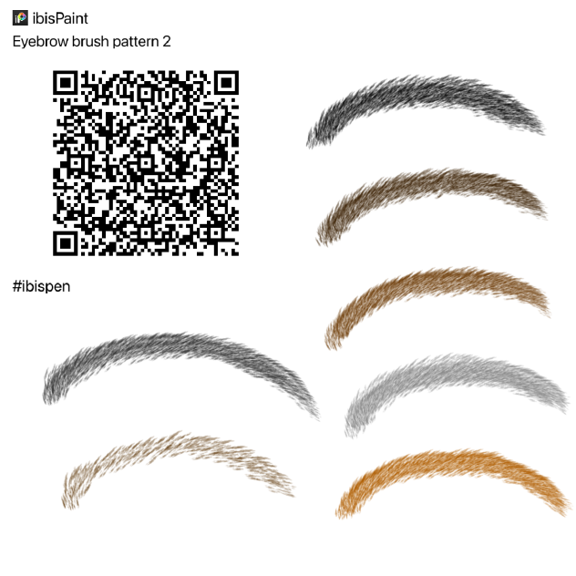 Eyebrow brush pattern 2💖🧚🏻‍♀️