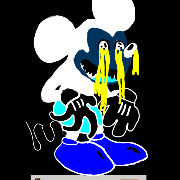 fixing horror mickey and turning him...