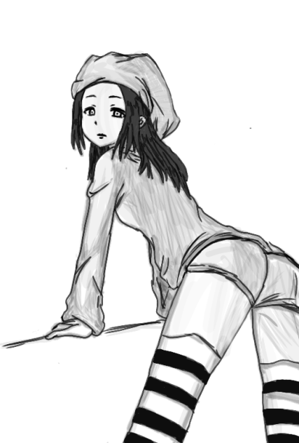 不思議ちゃん描いてみた。