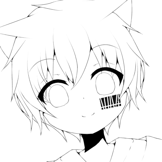 まふまふ⭐️ 線画