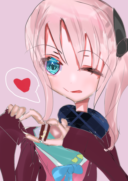バレンタインイラスト２０２４