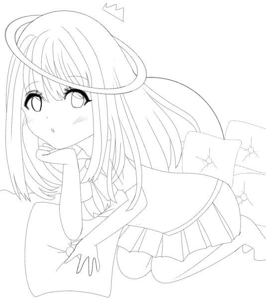 relax 😌(lineart)