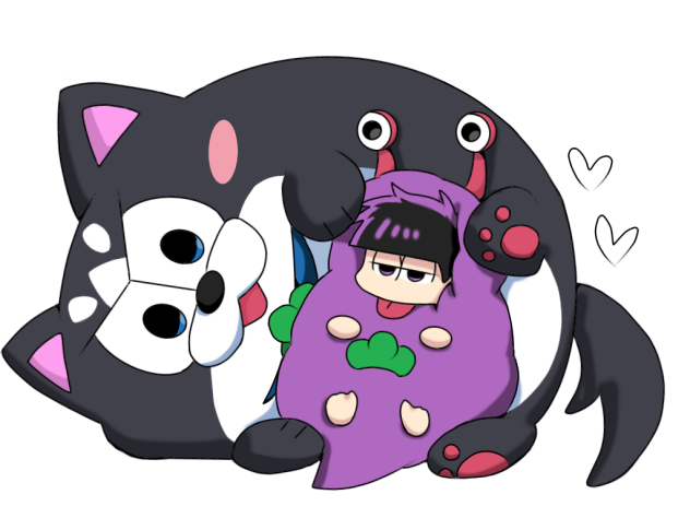 犬松💙とゲルゲ💜