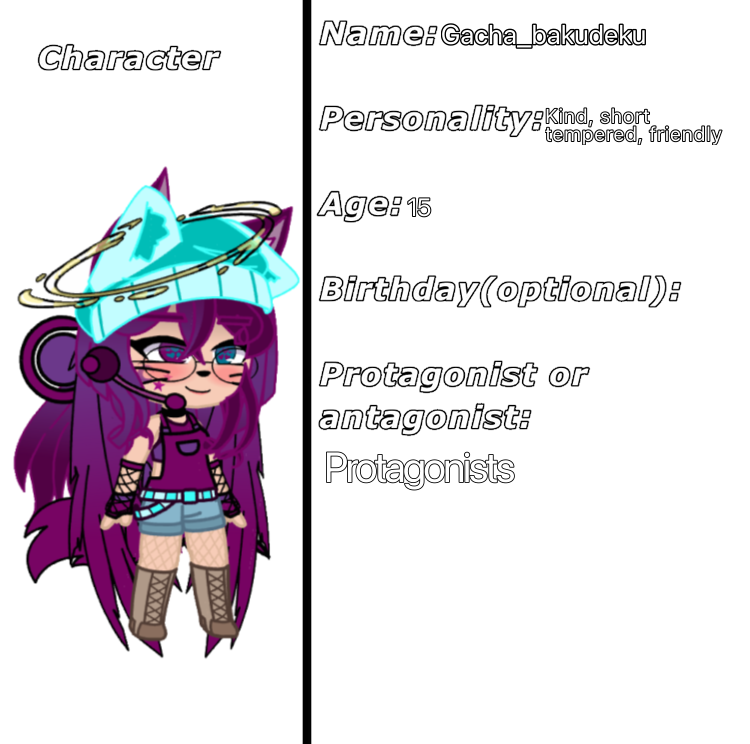 My character and their traits - ibisPaint
