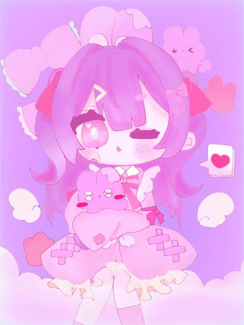 ハーフツイン💜🩷