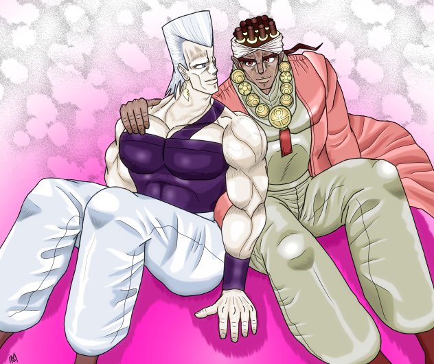 原作版  ジョジョの奇妙な冒険  第3部  アヴドゥルとポルナレフ2