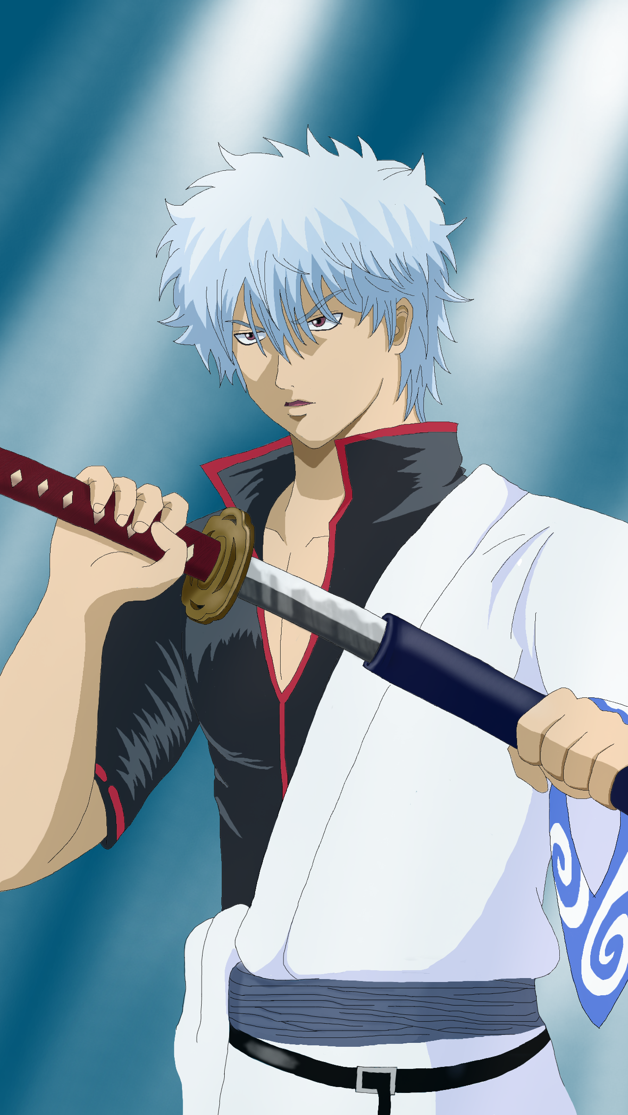 シャープ公式通販] 銀魂 坂田銀時 65mm缶バッジ スーツVer.|UL-GDT3416 ｜