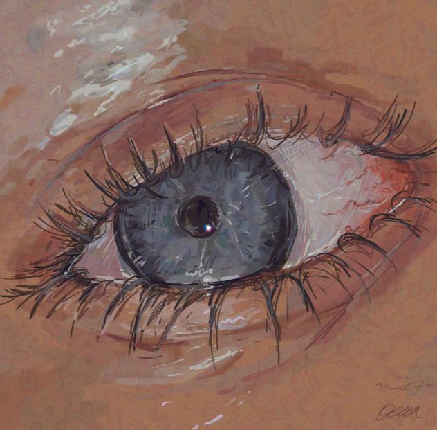 i hate drawing eyelashes