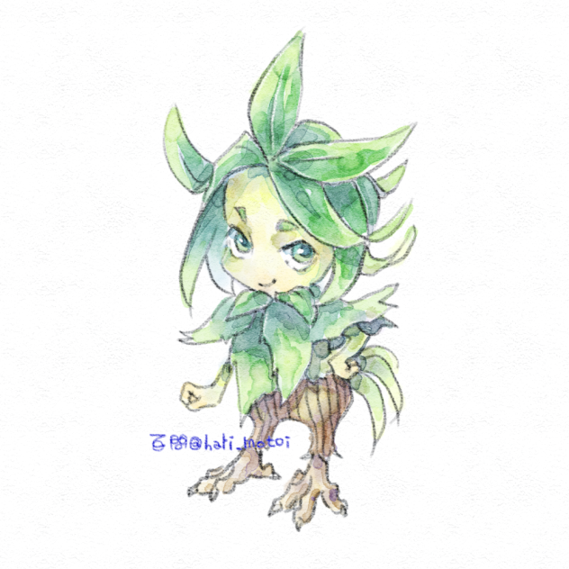 水彩っぽく塗るテスト