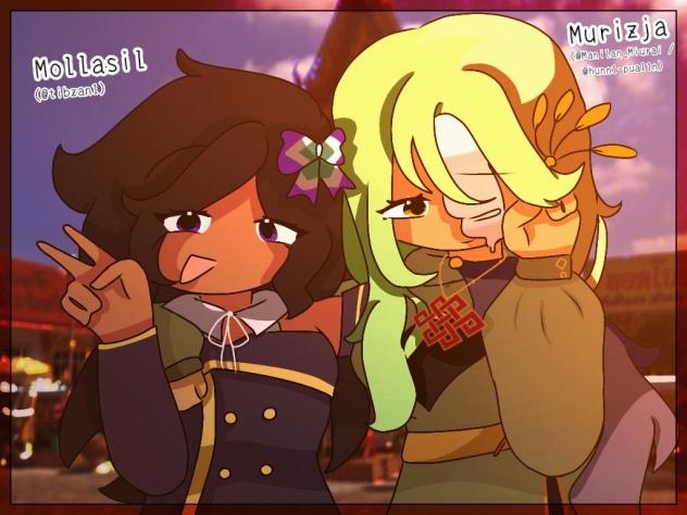 Mollasil and Murizja, best friends!